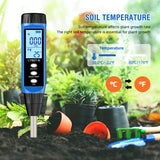 Professional Nutrient Meter Quick-acting Nitrogen Analyzer Fertility for Gardening Agriculture LED Soil Tester