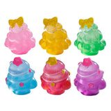 6pcs Miniature Glow-in-the-dark Christmas Tree Decoration Mini Luminous Christmas Tree Figurines Xmas Scene Layout Accessories