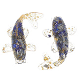 2pcs Crystal Fish Figurine Small Fish Statue Desktop Crystal Fish Decoration Crystal Fish Figurine Delicate Fish Decor Crystal Statue Exquisite Fish F