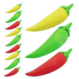 24Pcs Mini Chili Erasers for Kids Cute Erasers 3D Puzzle Erasers Artificial Lifelike Fake Vegetable Red Pepper Hot Chili for Games Party Favor