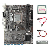 B250c Eth Mboard+g3900 Cpu+baffle+sata Cable+s Cable 12usb3.0 Graphics Slot A1151