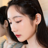 Blue Topaz Earrings
