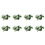 144X Aquarium Artificial Duckweed Floating Plastic Green White Plant