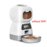 3.5L Automatic Pet For Cats WiFi Smart Swirl Slow Dog Feeder With Voice Recorder Large Capacity Timing Cat Food Dispenser
