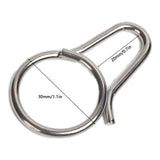 Keyring Titanium Quick Release Keychain Convenient Accessory Gift Men Key Chain Holder For Bag Belt & Car