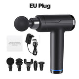 3200r/ 20 Gears LCD Muscle Massage Gun Sport Therapy Body Relaxation Pain Relief Slimming Shaping Massager 6 Heads
