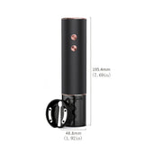 1pc Electric Wine Bottle Openers Rechargeable Electric Wine Bottle Opener, Wine Gift Automatic Wine Opener With Foil Cutter, Black