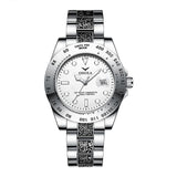 Brand ONOLA Business Casual luxury retro stainless steel golden men's watch high quality gold watches men