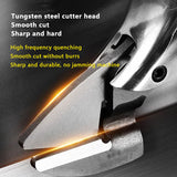 Iron Industrial Lithium Electric Scissors Stainless Color Steel Tile Dia Mesh Metal Cutting Artifact