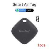 Smart Bluetooth-compatible GPS Tracker for Air Itag Via IOS Find My App to Locate Card Wallet iPad Keys Kids Dog Anti-lost Alarm