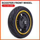 Electric Scooter Front Wheel Hub for Ninebot Max G30/G30D Kiccooter - 10inch with Vacuum Tire Assembly, Spare Parts