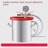 Visible defoaming AB glue stabilized wooden epoxy silicone deoaming bucket vacuum pump tank