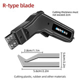Electric Hot Knife Rope Fabric Cutting Tool Cutter 300W Heat Sealer forSponge Cloth Board Webbing Continuous Working