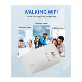 Wireless 4G Wifi Router Mifi 150Mbps Car Mobile White Wifi Wireless Hotspot Support 10 Users With Sim Card Slot