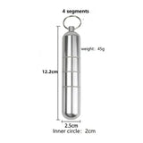 CRUSHER Aluminum Alloy Cigarette Case Tube Waterproof Pill Toothpick Capsule Bottle Keychain Tobacco Box Smoking Accessories