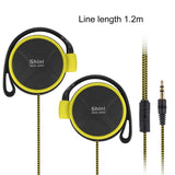 Ergonomic Wired Earbud Anti-winding Noise Cancelg Simple 3.5mm Ear Hook HD-compatible Call Gaming Earphone