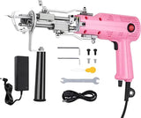 2 in 1 Tufting Electric Carpet Gun - Cut and Loop Pile, Speed Adjustable for Beginners