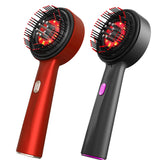 Electric Regrowth Brush with Infrared Light hine Acupoint Scalp Massage Anti-Hair Loss Exercise Hair Scrubber Combs