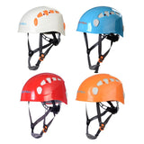 Climbing Helmet Protection with Chin Strap Construction Hardhat for Adults Mens Womens Mountaineering Rappelg Rope Descent