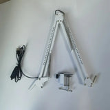 Bracket Microphone Arm with RGB Light Rotatable Suspension Boom Scissor Stand