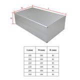 80×160mm aluminum for Controller Power Boxes Aluminum Case Junction Box project enclosure box 1pc