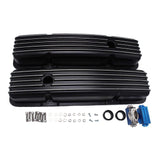 Finned Short Valve Cover Portable Accessories for Chevy Small Block 350