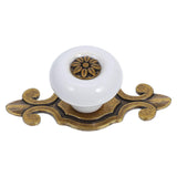 Vintage Door Knob Handles Zinc Alloy Cabinet Handle Retro Ceramic Knobs Drawer Pulls Handle for Kitchen Wardrobe Furniture Hardware