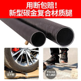 1MX1M Carbon Fiber Fishing Platform with Black Red Edge Light Texture Folding Carbon Fishing Platform Fishing stand Collapsible