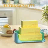 1PC, Creative Butter Box With Cover And Cutter - Transparent Household Saucer For Kitchen Gadgets