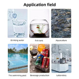 1PC EC TEMP Meter/ TDS TEMP Tester Digital Conductivity Water Quality Water Quality Tester 0-5000ppm/0-9999US for Pool Aquarium