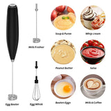 1Pcs Handheld Egg Panel Beater Electric Milk Frother Foam Maker Mixer Coffee Drink Frothing Wand Foamer Portable Blenders Cream