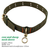 1Pcs Livestock Dog Cattle Sheep Goat Donkey Horse Cow Collar Canvas Belt Strong Durable Necklace Belay Tie Veterinary Equipment
