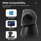 1D 2D QR Desktop Wired High-speed Platform Hands-Free Automatic Sense Reader USB Barcode Scanner