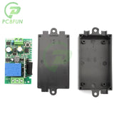 315MHZ 433MHz DC 12V 220V 10A 1CH 1 Way Ch Channel Wireless RF Remote Control Board Transmitter Receiver Relay Switch Module