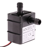 Anself Ultra-quiet Mini DC12V 4.2W Micro Brushless Water Oil Pump Waterproof Submersible Fountain Aquarium Circulating 240L/H