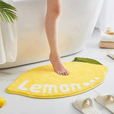 Fruit Shape Home Entrance Bathroom Door Non-Slip Carpet Absorbent Bathtub Rug Foot Indoor Mat