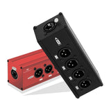 1Pair RJ45 4 Channel 3Pin XLR Audio/ over Network Cable Extender for Live Stage Lighting Audio Recording Studio