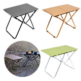 Aluminum Alloy Folding Portable Table - Lightweight with Carry Bag for Outdoor Camping, Beach, Picnic, BBQ