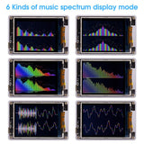 MIC+E Digital Clock Meter - Sound Level & Music Spectrum Visualizer Analyzer for Home Decor
