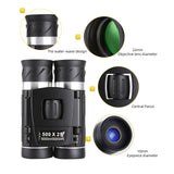 Outdoor Telescope 500X25 Binoculars High-Definition Portable Fishing Concert Mobile Phone Photo Viewing Lightweight Telescope