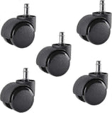 2025 Latest Model 5 Pieces Casters, Silent Universal Office Chair Casters, Chair