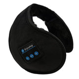 Bluetooth 5.0 Headphone Earmuffs Winter Ear Warmer for Skiing Hiking Walking Running Foldable Music Earmuff with Built-in Speake