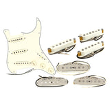 Alnico 5 Single Coil Pickups Electric Guitar Pickups Neck/Middle/Bridge 48/50/52mm Pickups FD Guitar Accessories Kits NEW