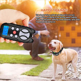 Electric Training Waterproof Dog Bark Collar Pet with Remote Control Rechargeable Anti Barking Device All Size Dogs