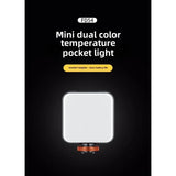 VRIG Led Video On Camera 2500-7500K Mini Vlog Fill Light with Type-C Photography Lighting