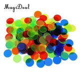 100Pcs/Lot Translucent Bingo Chip 3/4 Inch Class Math Games Educational Toys for Children Kids Classroom Party Supplies