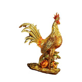 Rooster Statue Resin Prosperity Sculpture for Shelf Table Centerpiece Office