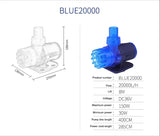 ZJ DC Pump Blue White and The Input Voltage Idapter Is Widely From AC100 To AC240V/60Hz
