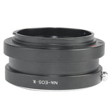 NIK-EOSR Lens Adapter Ring For Nikon Manual F Lens To Canon EOSR RP R5 R6