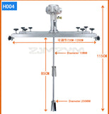 Pneumatic 1 Ton Air Agitator IBC Tank Mixer Machine 1000L Commercial Barrel Drum Stirrer With Support Hanger